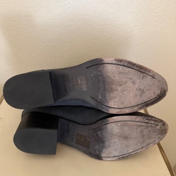 Rag & Bone Walker Chelsea Ankle Boots Block Heel Grey Women - Picture 2 of 4